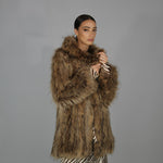 One More Dance Fluffy Jacket in Natural - Mode & Affaire