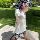 Zebra Linen Bucket Hat - Mode & Affaire