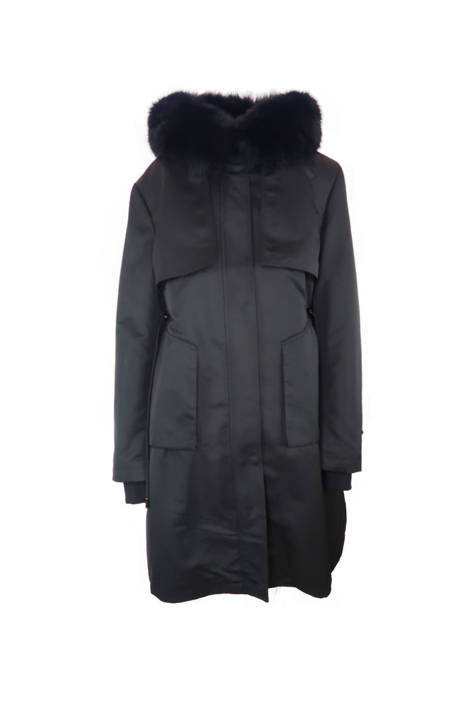 Copenhagen Long Parka in Onyx - Mode & Affaire