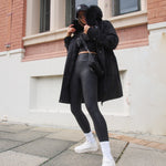Copenhagen Long Parka in Onyx - Mode & Affaire