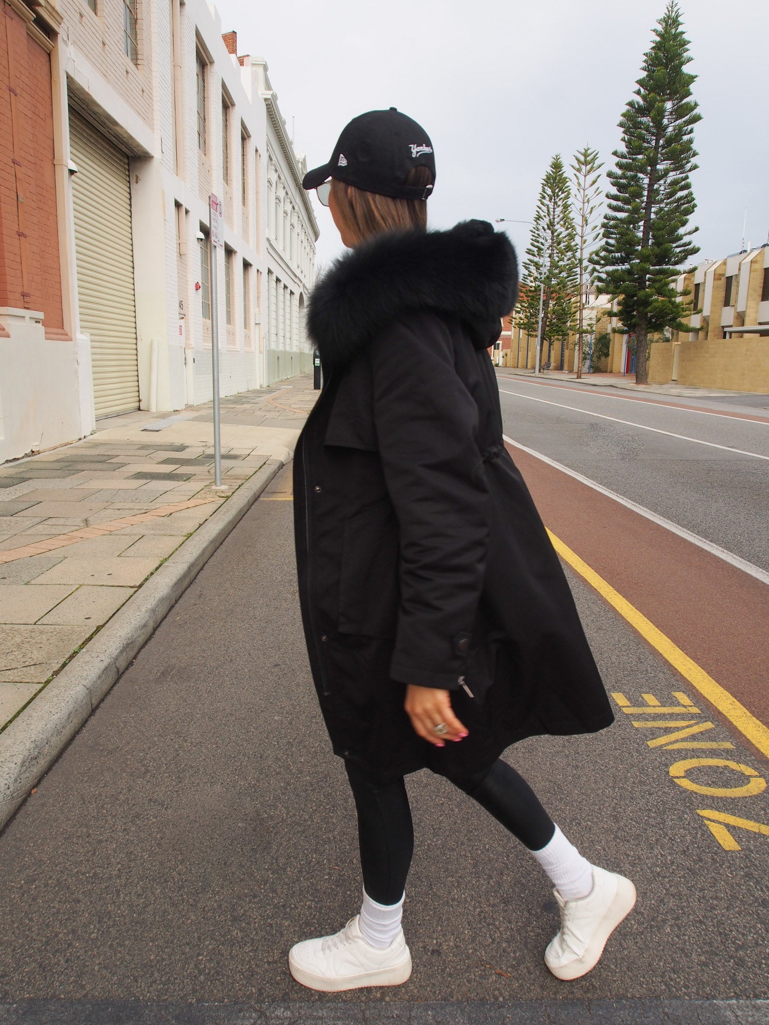 Copenhagen Long Parka in Onyx - Mode & Affaire