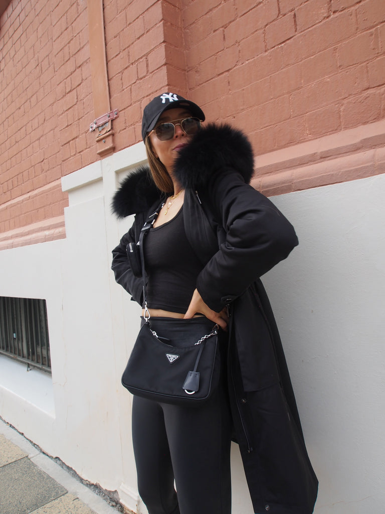 Copenhagen Long Parka in Onyx - Mode & Affaire