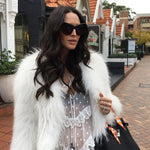 Exotique Long Fur Coat in Snow - Mode & Affaire