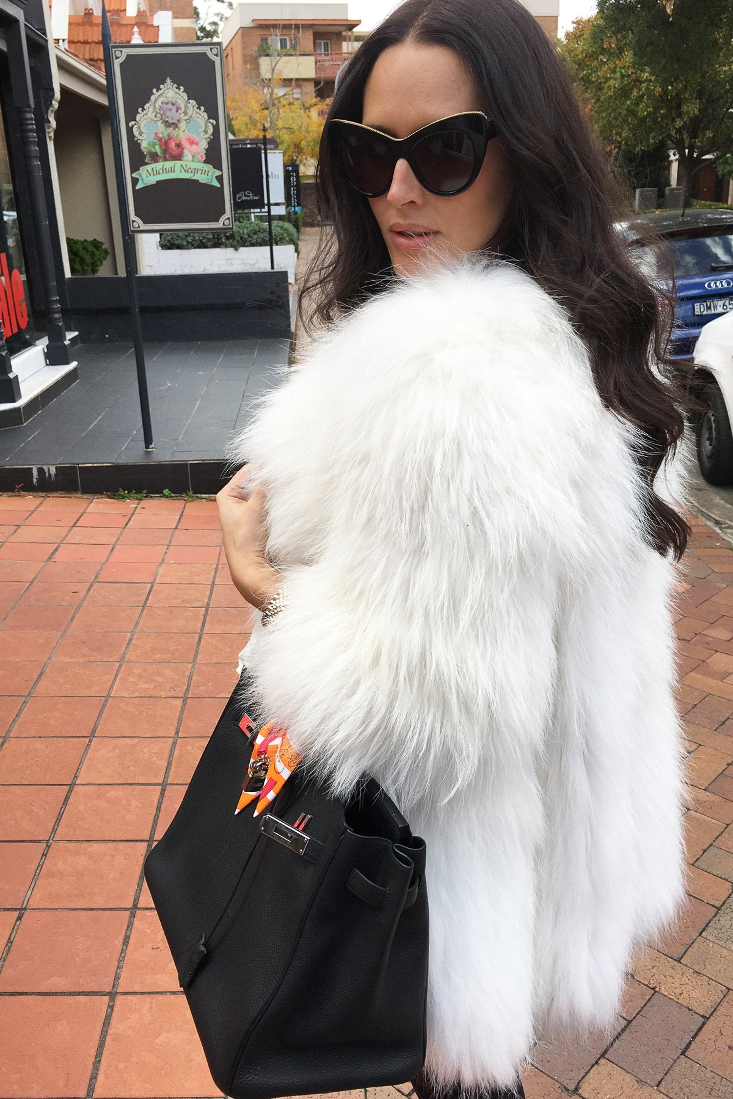 Exotique Long Fur Coat in Snow - Mode & Affaire
