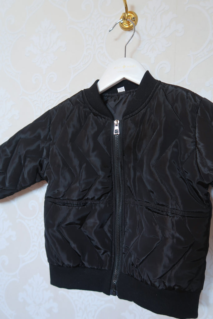 Boys Bomber Jacket in Liquorice - Mode & Affaire