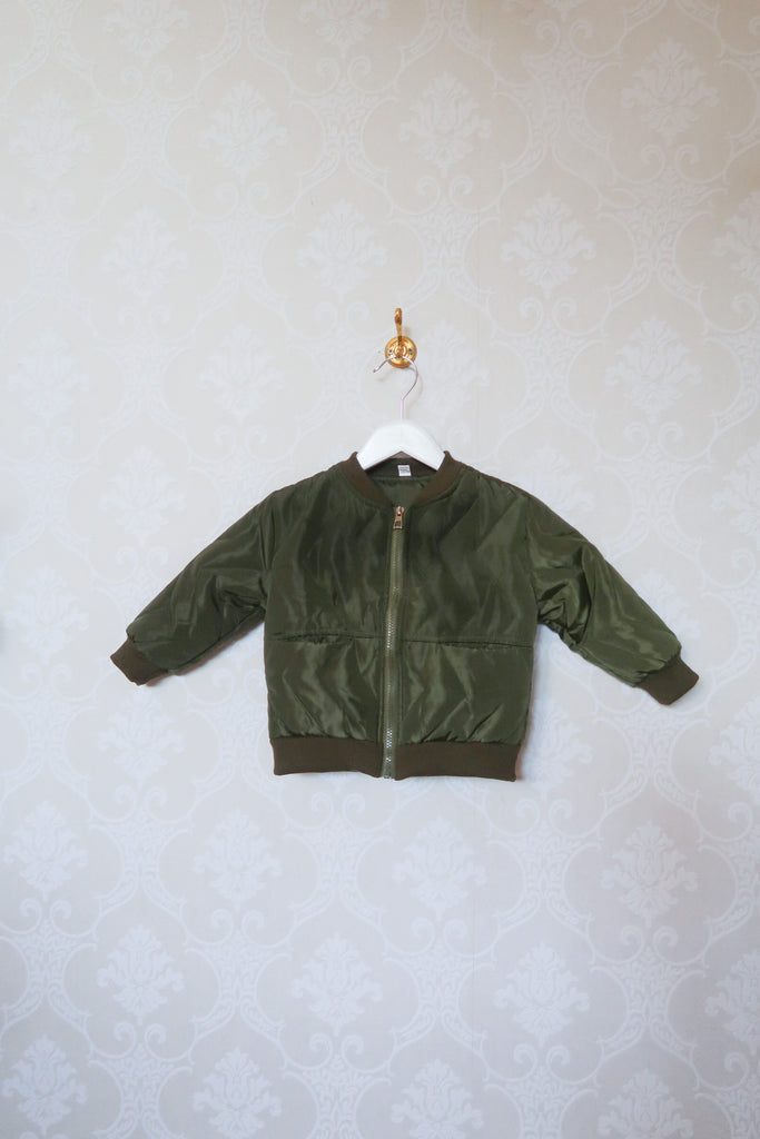 Boys Bomber Jacket in Army - Mode & Affaire