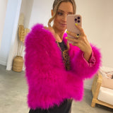 Saville Fluffy Pink Jacket - Mode & Affaire