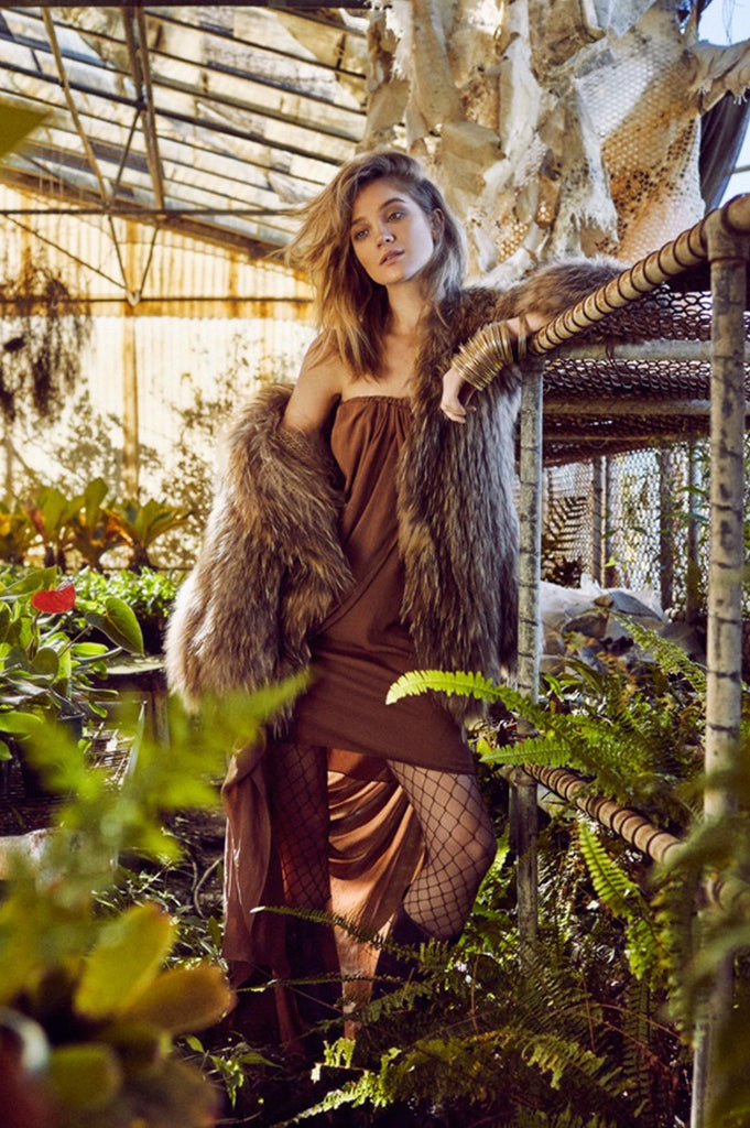 Exotique Winter Jacket in Natural - Mode & Affaire