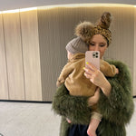 Baby Angora Beanie Cedar - Mode & Affaire