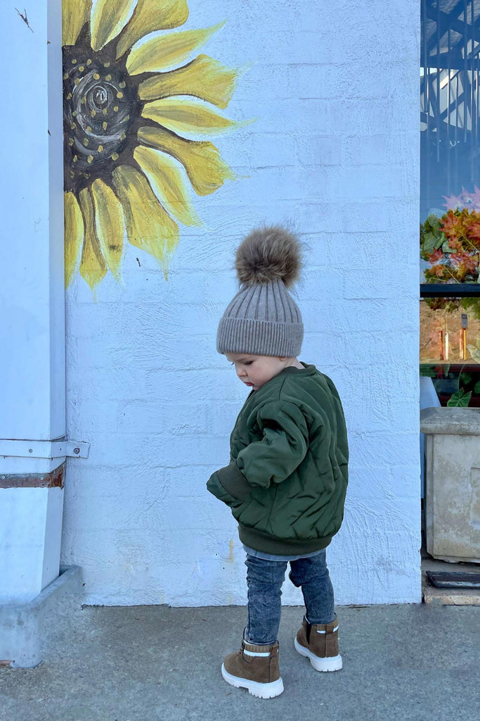 Kids Angora Beanie Cedar - Mode & Affaire