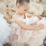 Tilly Tulle Tutu Dress in Oatmeal - Mode & Affaire