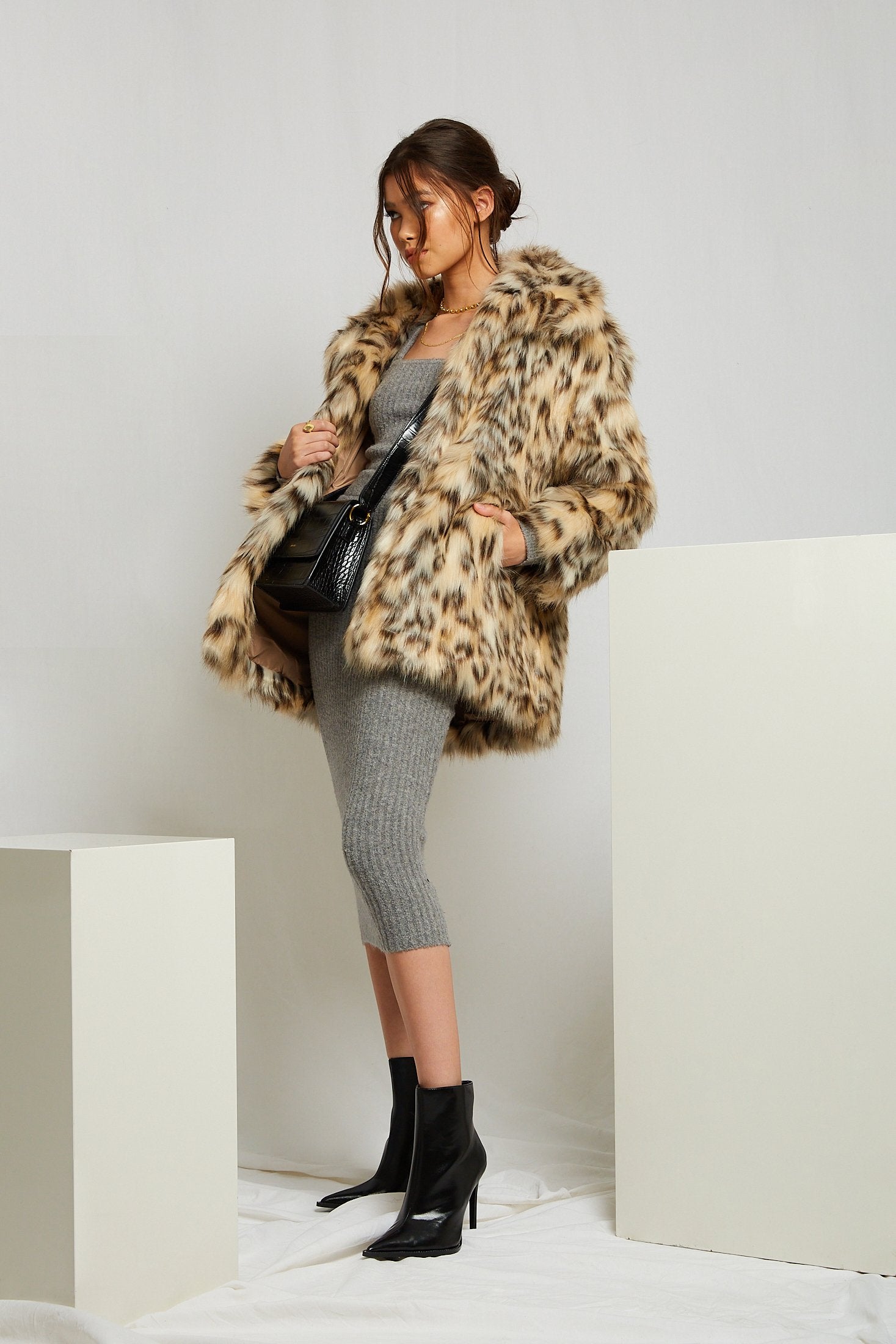 Mimi Faux Leopard Coat | Mode & Affaire