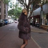 One More Dance Fluffy Jacket in Cocoa - Mode & Affaire