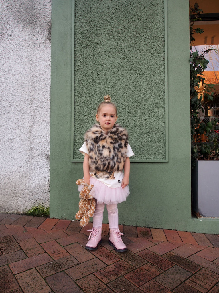 Margot Kids Leopard Vest - Mode & Affaire