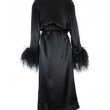 Peggy Robe in Onyx - Mode & Affaire