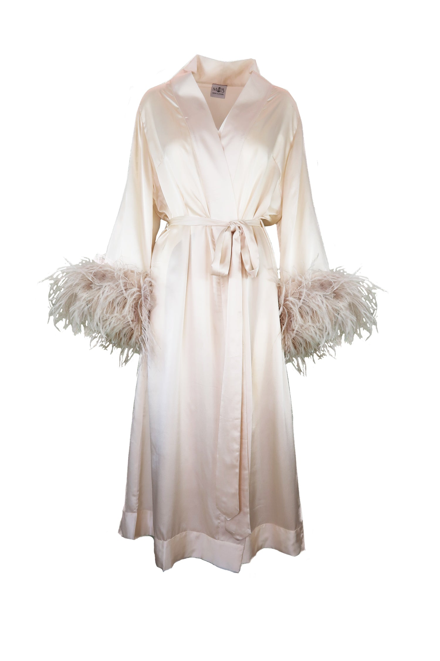 Peggy Bridal Robe in Blush | Mode & Affaire