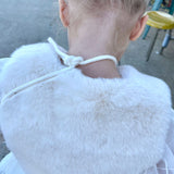 Kids Faux Fur Vest in Snow - Mode & Affaire