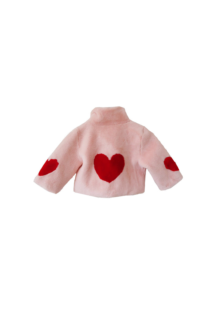 Queen Of Hearts Mini Faux Coat - Mode & Affaire
