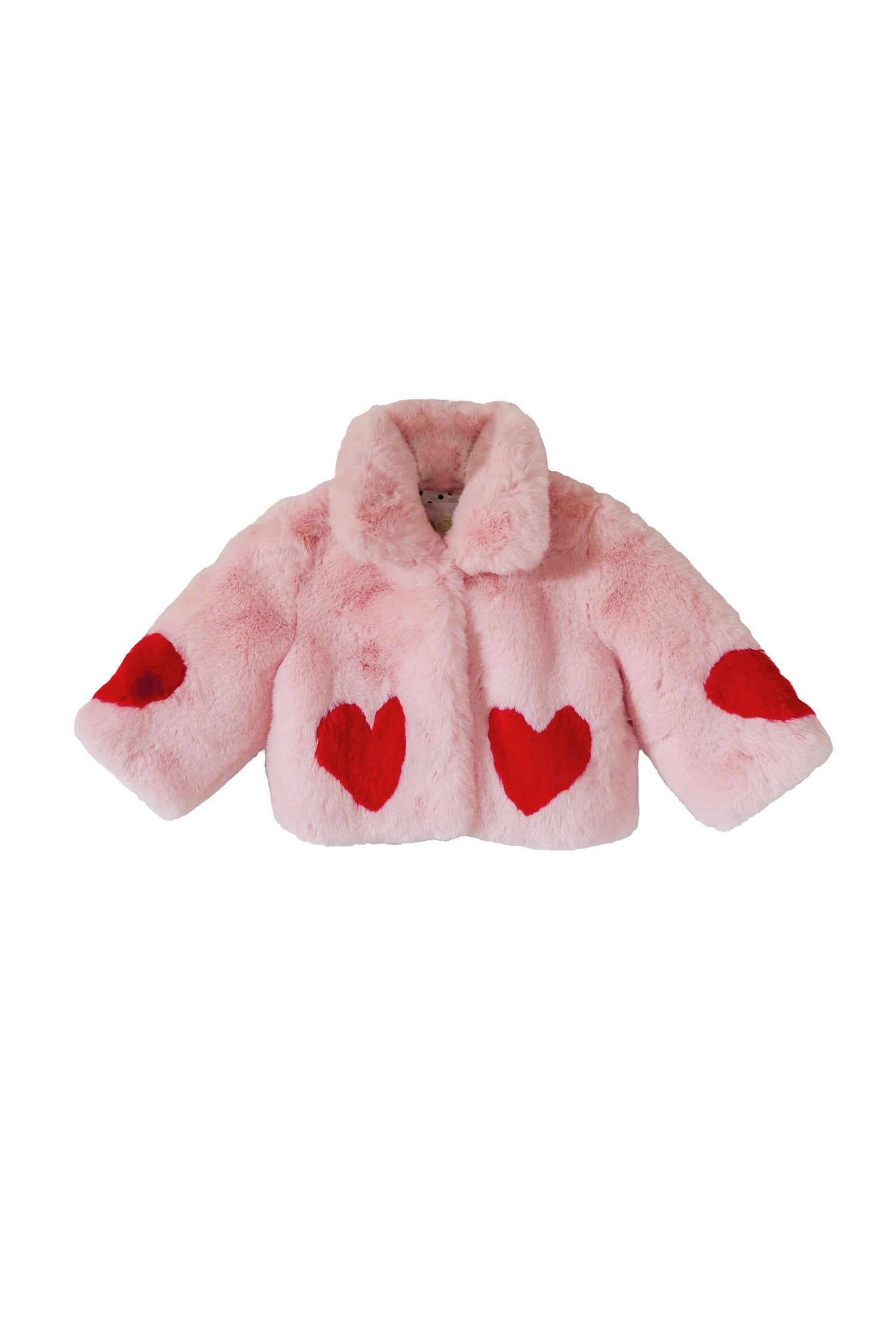 Queen Of Hearts Mini Faux Coat - Mode & Affaire