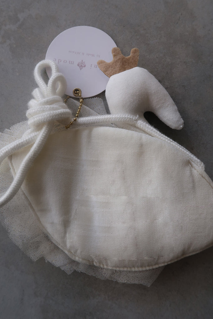Willow Swan Princess Bag in Snow - Mode & Affaire