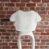 Macie Faux Bolero in Snow - Mode & Affaire