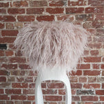 Ostrich Feather Bolero in Blush - Mode & Affaire