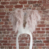Ostrich Feather Bolero in Blush - Mode & Affaire