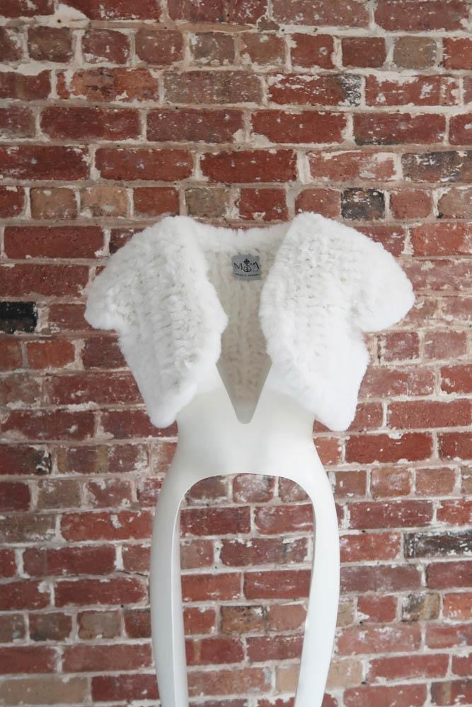 Macie Faux Bolero in Snow - Mode & Affaire